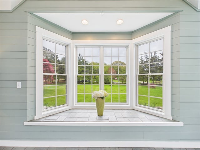 detailed view of ornamental molding