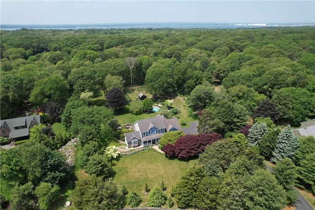 50 Intrepid Ln, Jamestown, RI 02835 - drone / aerial view of a forest