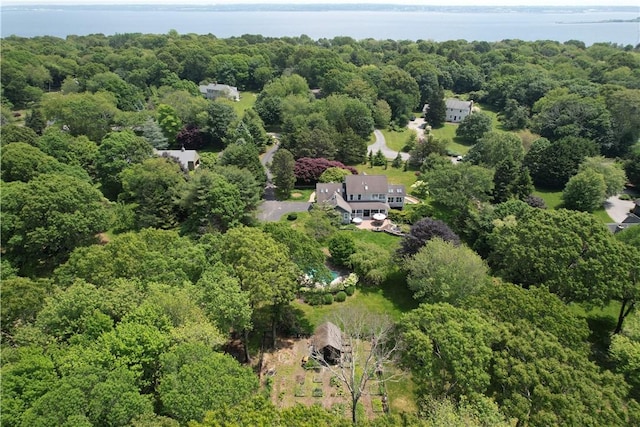 50 Intrepid Ln, Jamestown, RI 02835 - view of property location featuring a nearby body of water and a forest