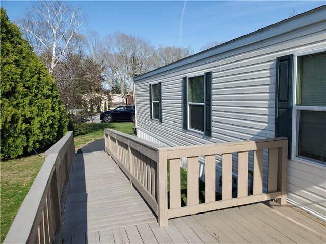 65 Wright Way, Coventry, RI 02816 - view of wooden deck