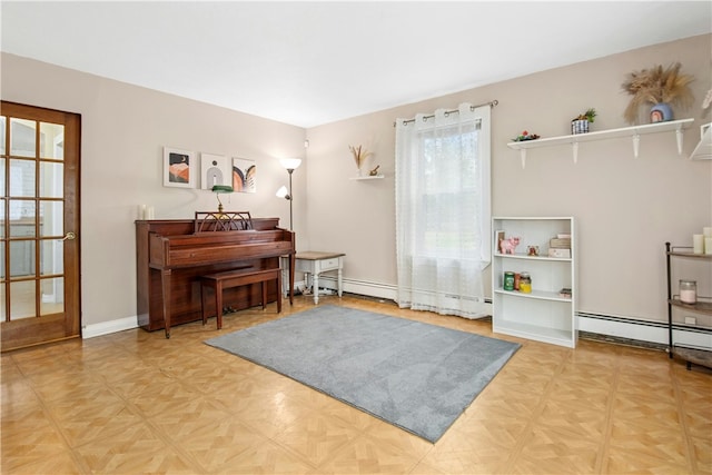 545 Victory Hwy, Burrillville, RI 02839 - sitting room with baseboard heating and baseboards