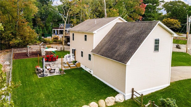 drone / aerial view