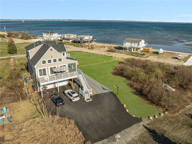 57 Foster St, Warwick, RI 02889 - aerial view with a water view