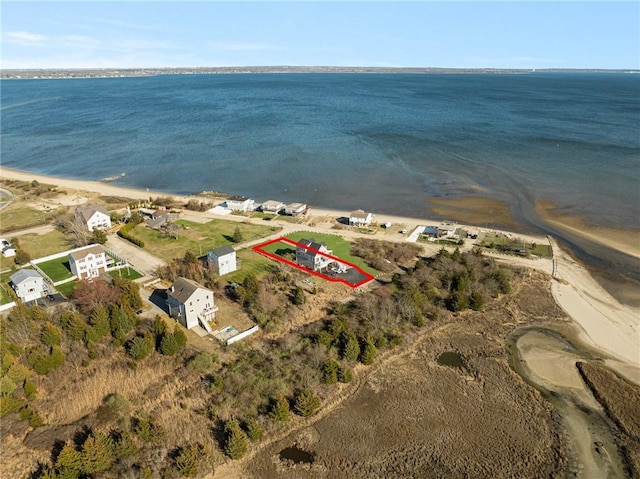 57 Foster St, Warwick, RI 02889 - drone / aerial view with a water view