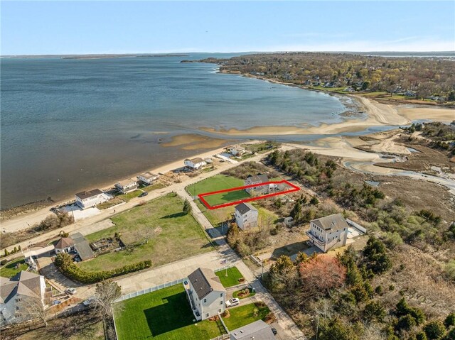 57 Foster St, Warwick, RI 02889 - drone / aerial view featuring a water view