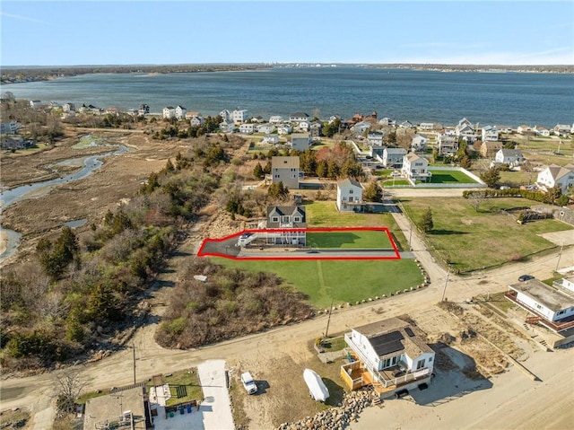 57 Foster St, Warwick, RI 02889 - drone / aerial view with a water view