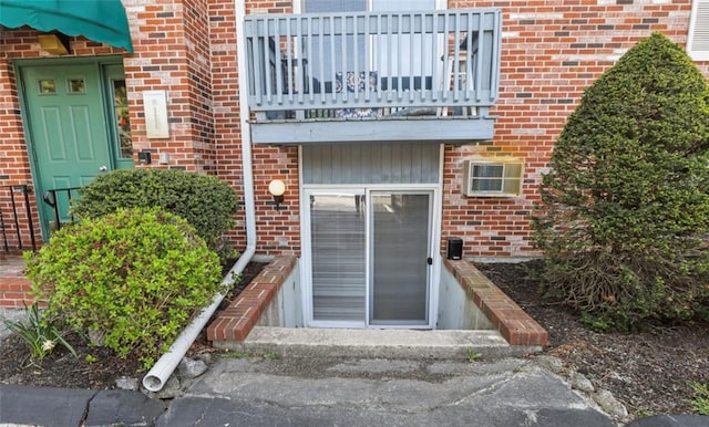 200 Manville Hill Rd Unit 126, Cumberland, RI 02864 - entrance to property with brick siding and a balcony