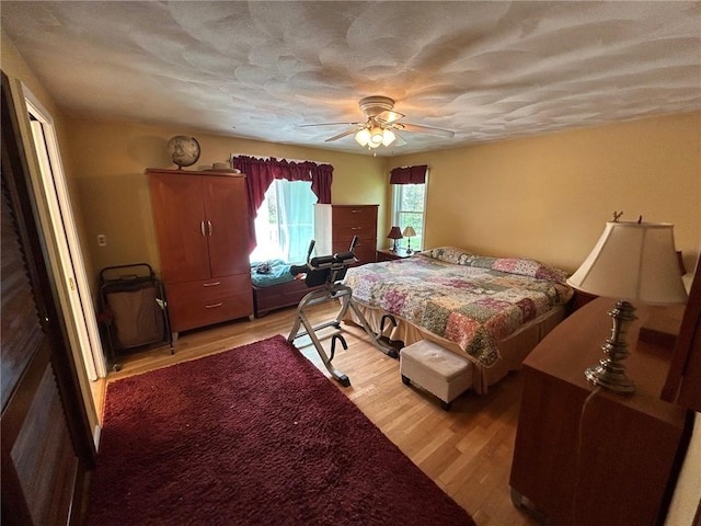 63 Duck Cove Rd, North Kingstown, RI 02852 - bedroom with light wood-style floors and ceiling fan
