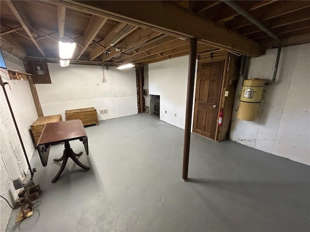 63 Duck Cove Rd, North Kingstown, RI 02852 - unfinished below grade area featuring visible vents