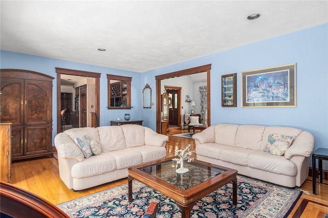 10 Oak Hill Dr, Lincoln, RI 02865 - living area with recessed lighting and light wood-type flooring