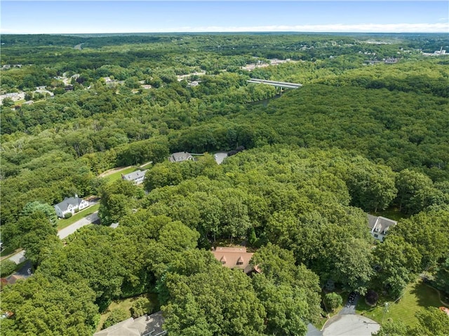 10 Oak Hill Dr, Lincoln, RI 02865 - drone / aerial view with a forest view