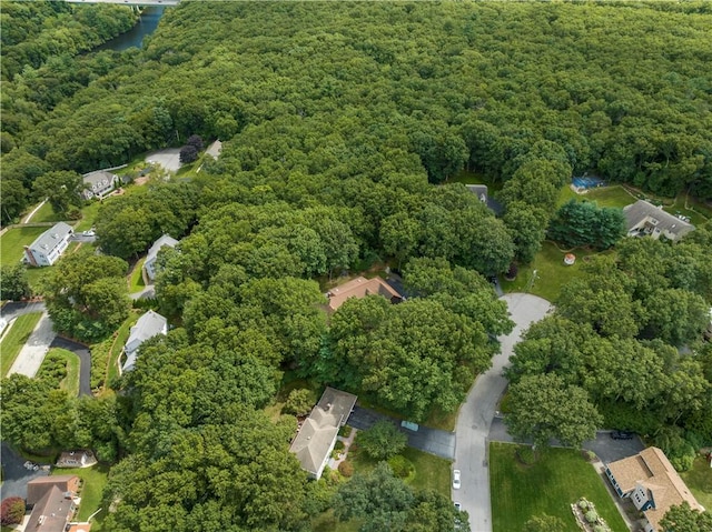 10 Oak Hill Dr, Lincoln, RI 02865 - bird's eye view with a view of trees