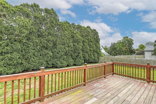 4 Johnson Ct, Bristol, RI 02809 - view of wooden deck