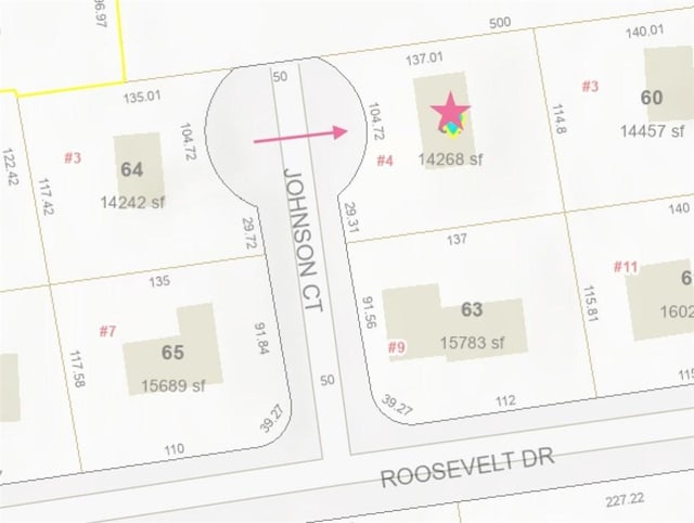 4 Johnson Ct, Bristol, RI 02809 - map showing property parcels