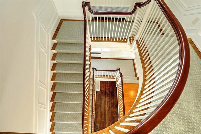 750 Elmgrove Ave, Providence, RI 02906 - stairs with wood finished floors