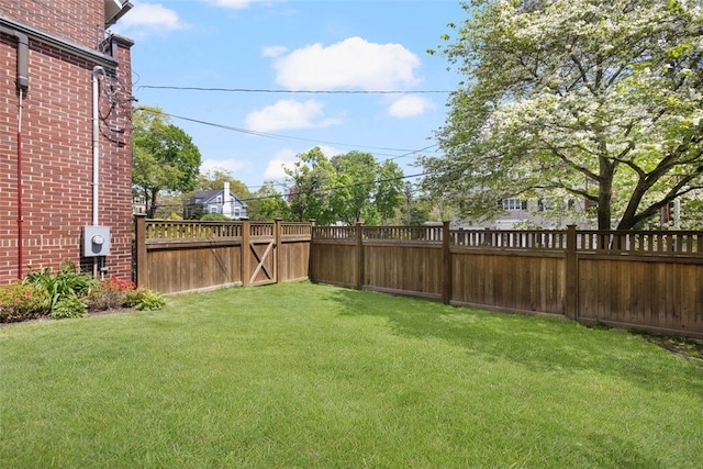 view of yard