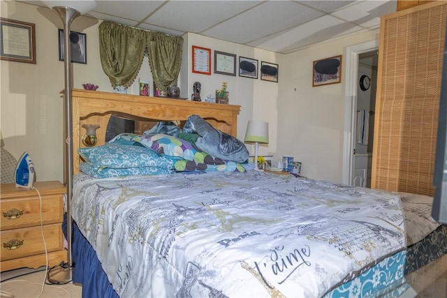 132 Bakers Creek Rd, Warwick, RI 02886 - bedroom with a drop ceiling