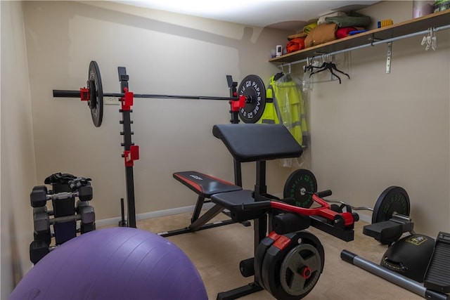 132 Bakers Creek Rd, Warwick, RI 02886 - exercise room featuring carpet