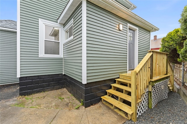 view of side of home