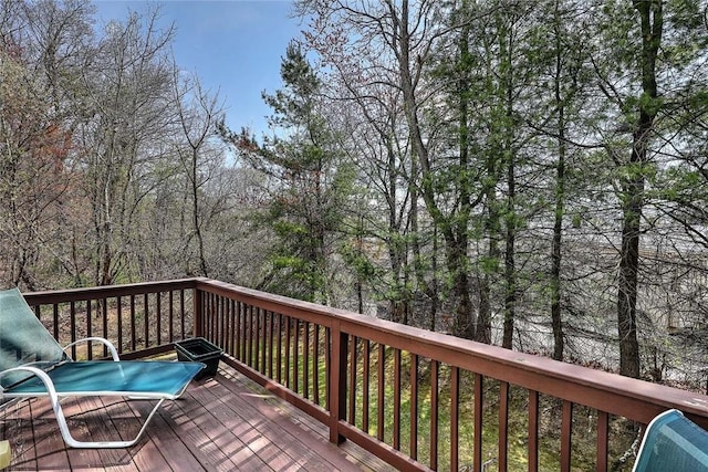 view of deck