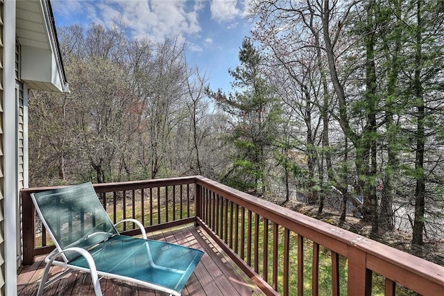 view of deck
