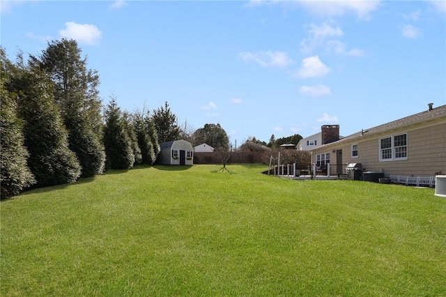39 Greenbriar Rd, West Warwick, RI 02893 - view of yard with an outbuilding and a shed