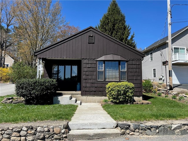 view of bungalow
