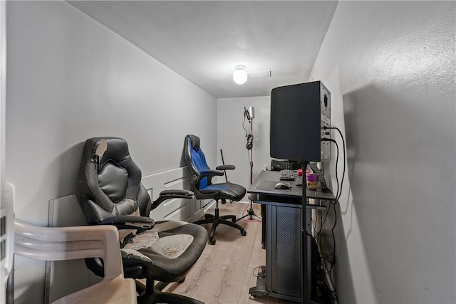 752 Social St, Woonsocket, RI 02895 - home office featuring light wood-style floors