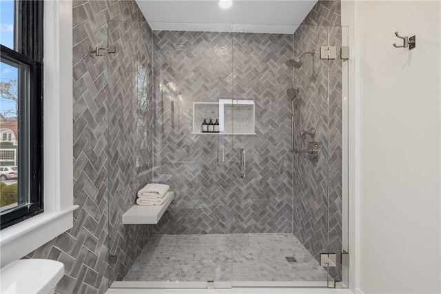 7 Champlin St, Newport, RI 02840 - bathroom with toilet and a stall shower