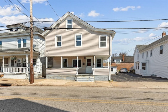 67 Pleasant St, Westerly, RI 02891 - view of front of property featuring covered porch