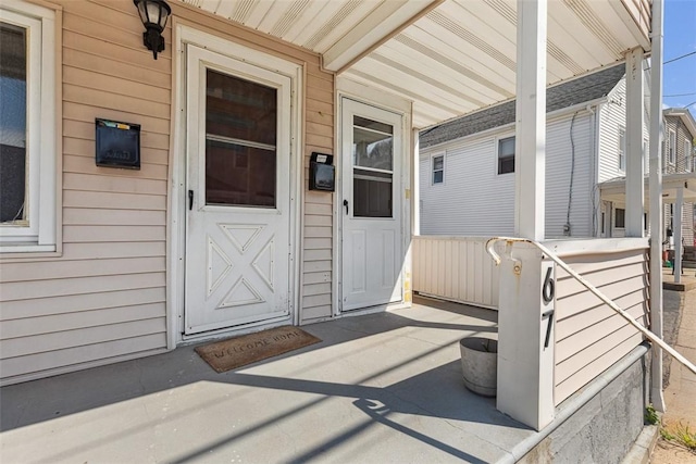67 Pleasant St, Westerly, RI 02891 - doorway to property with covered porch