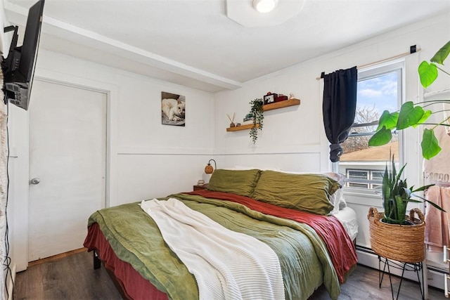 67 Pleasant St, Westerly, RI 02891 - bedroom with baseboard heating and wood finished floors