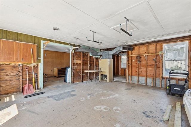 67 Pleasant St, Westerly, RI 02891 - garage featuring wooden walls