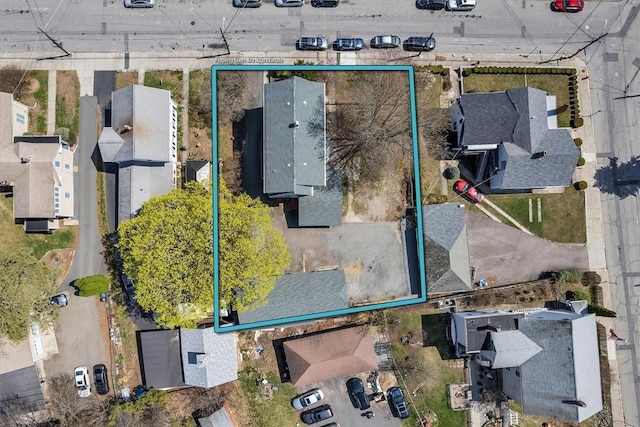 32 Summer St, Woonsocket, RI 02895 - drone / aerial view with a residential view
