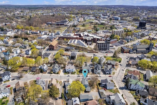 32 Summer St, Woonsocket, RI 02895 - drone / aerial view