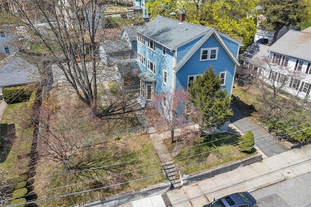 32 Summer St, Woonsocket, RI 02895 - drone / aerial view