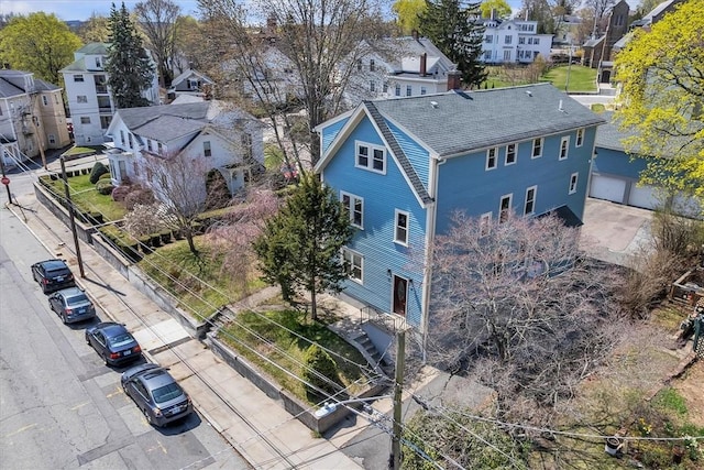 32 Summer St, Woonsocket, RI 02895 - birds eye view of property with a residential view