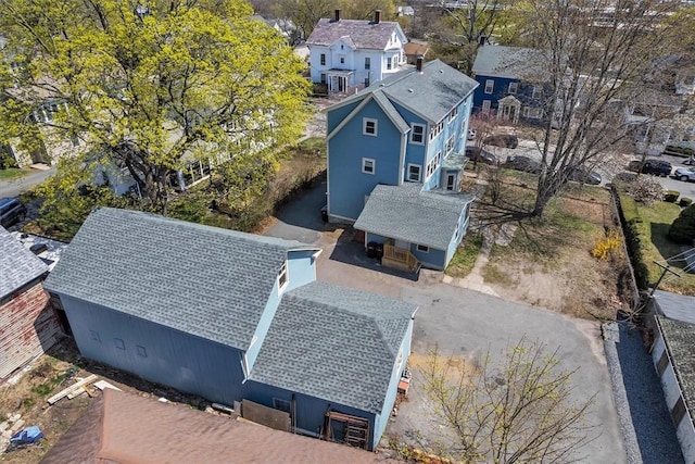 32 Summer St, Woonsocket, RI 02895 - drone / aerial view featuring a residential view
