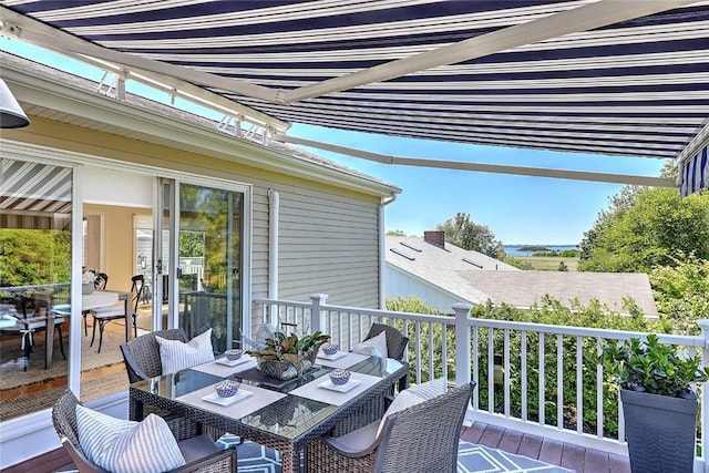 9 Hanley Farm Rd Unit 9, Warren, RI 02885 - wooden deck with outdoor dining area
