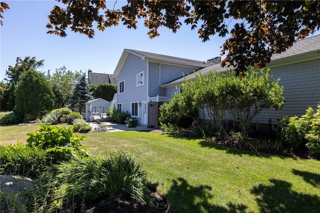 16 Central St, Charlestown, RI 02813 - view of yard