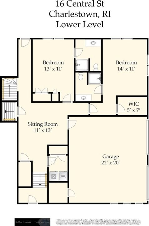 16 Central St, Charlestown, RI 02813 - plan