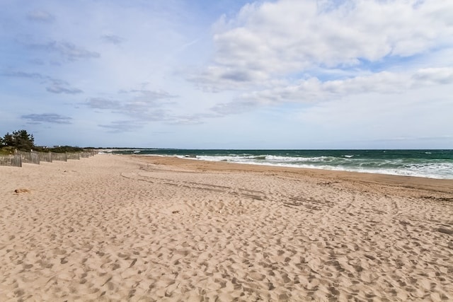 16 Central St, Charlestown, RI 02813 - water view featuring a view of the beach