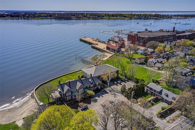 221 Hope St Unit 7, Bristol, RI 02809 - birds eye view of property with a water view