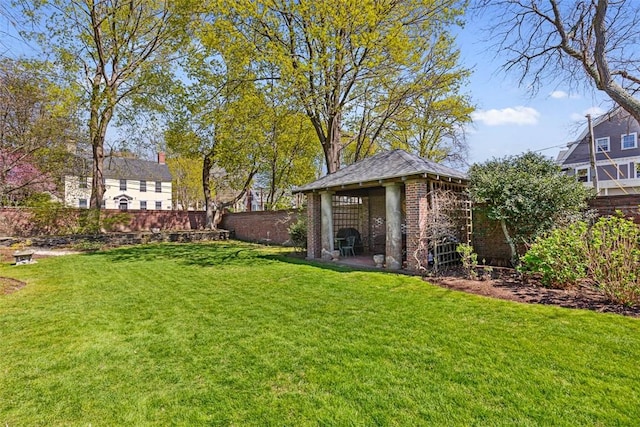 221 Hope St Unit 7, Bristol, RI 02809 - view of yard with a fenced backyard