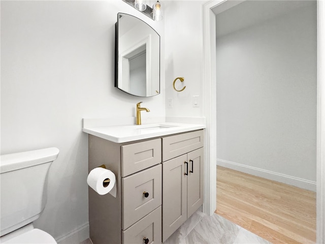 25 Scallop Shell Rd, Narragansett, RI 02882 - half bath featuring vanity, baseboards, and toilet
