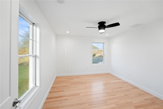 25 Scallop Shell Rd, Narragansett, RI 02882 - empty room featuring recessed lighting, baseboards, and light wood finished floors
