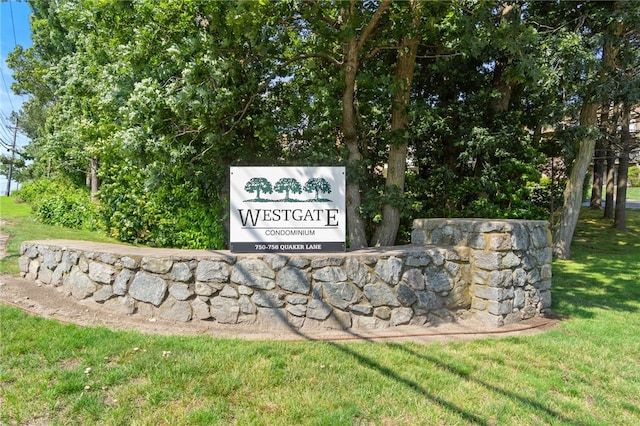 752 Quaker Ln Unit B108, Warwick, RI 02818 - community sign featuring a yard