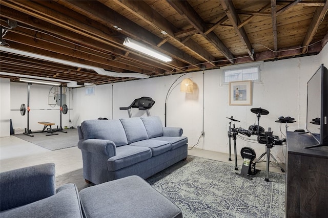 view of living area