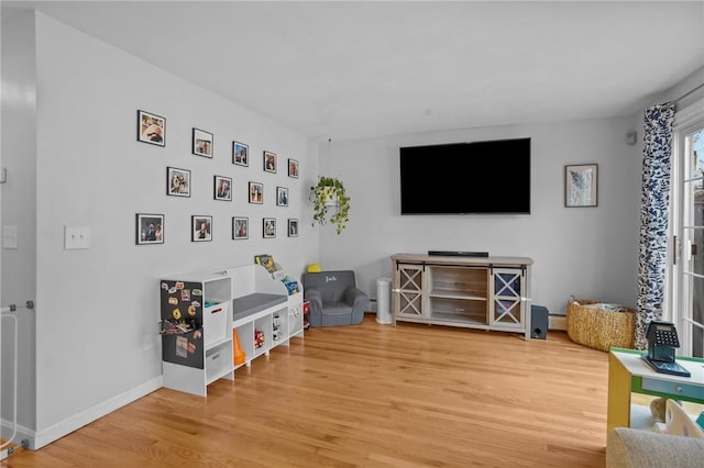 60 Hawthorne Pl Unit 23, North Providence, RI 02904 - playroom featuring baseboards and wood finished floors
