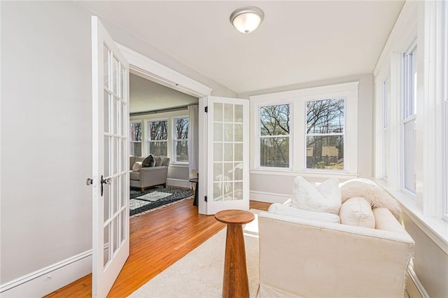 888 Providence St, West Warwick, RI 02893 - sunroom / solarium featuring french doors